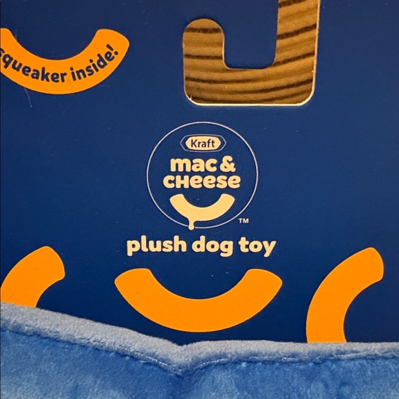 NWT Kraft Mac & Cheese Plush Dog toy - Picture 3 of 5